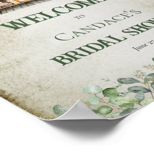 Farmer's Market Boerderij Stand Welkom Vrijgezelle Poster (Hoek)