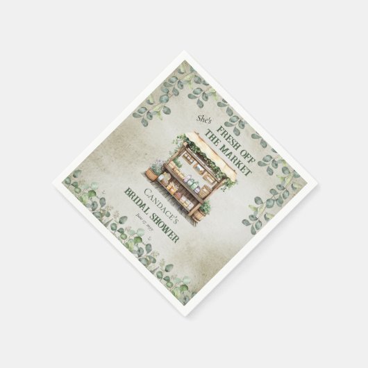 Farmer's Market Boerderij Stand Welkom Vrijgezelle Servet (Hoek)