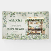 Farmer's Market Boerderij Stand Welkom Vrijgezelle Spandoek (Horizontaal)