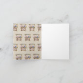 Farmers Market Floral Bridal Shower Thank You Card Bedankkaart (Binnen)