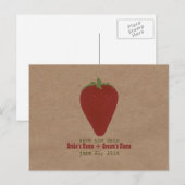 Farmers Market geïnspireerd op Save the Date | Aar Aankondigingskaart (Voorkant / Achterkant)