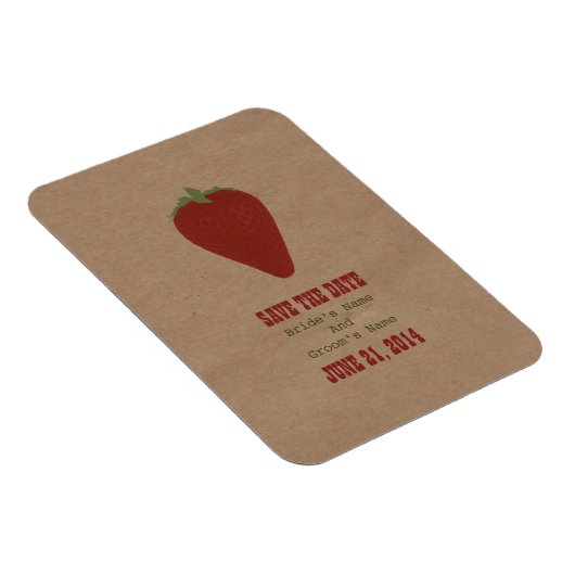 Farmers Market geïnspireerd op Save the Date | Aar Magneet (Rechterzijde)