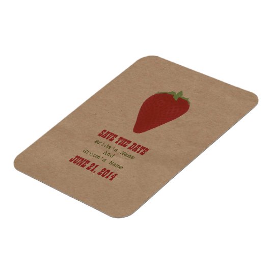 Farmers Market geïnspireerd op Save the Date | Aar Magneet (Linkerzijde)