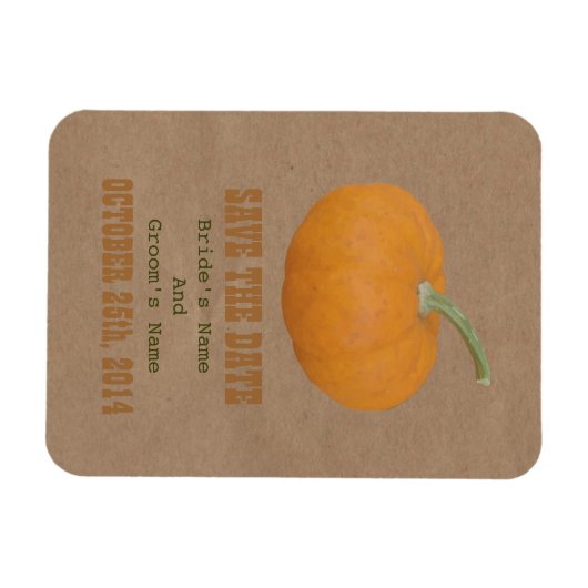 Farmers Market geïnspireerd op Save the Date | Pom Magneet (Horizontaal)