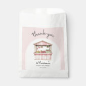 Farmers Market Girl Baby shower Bedankzakje (Voorkant)