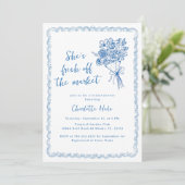 Farmers Market Hand getrokken Vrijgezellenfeest Kaart (Staand voorkant)