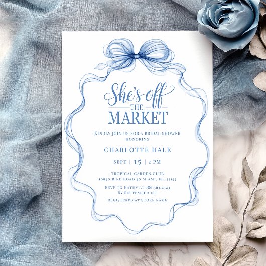 Farmers Market Hand getrokken Vrijgezellenfeest Kaart