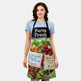 Farmer's Market Helper Farm Fresh Art Apron Schort