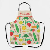 Farmers Market Kitchen  Vegetables pattern custom  Schort (Voorkant)