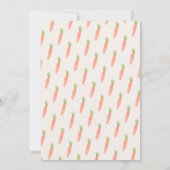 Farmer's Market Locally Grown Veggies Baby Shower Kaart (Achterkant)