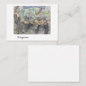 Farmer's Market Muzikant Note Cards Notitiekaartje (Voorkant / Achterkant)