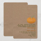 Farmer's Market Thema Bruiloft Uitnodigen | Pompoe Kaart (Voorkant / Achterkant)