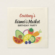 Farmer's Market Verjaardagsfeest Fruit en groenten