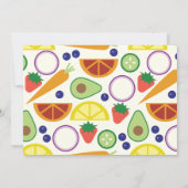 Farmer's Market verjaardagsfeestfoto Kaart (Achterkant)