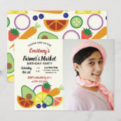 Farmer's Market verjaardagsfeestfoto Kaart (Voorkant / Achterkant)