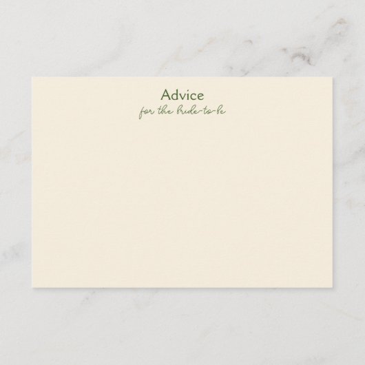 Farmers Market Vrijgezellenfeest Advies Kaart (Achterkant)