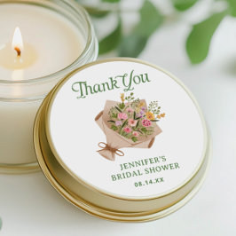 Farmer's Market Vrijgezellenfeest Bedankt Ronde Sticker