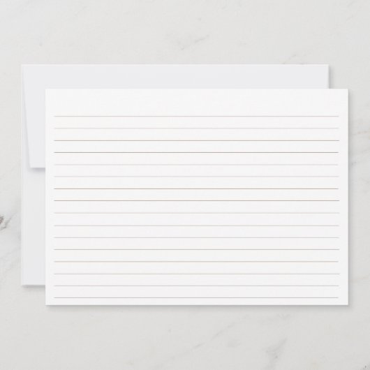 Farmer's Market Vrijgezellenfeest Recept Kaart (Achterkant)