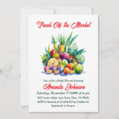 Farmer's Off the Market Fresh Fruit Bridal Shower Kaart (Voorkant)