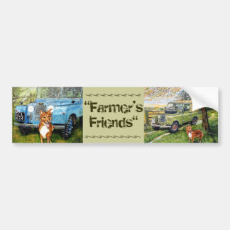 Farmer's vrienden... bumpersticker