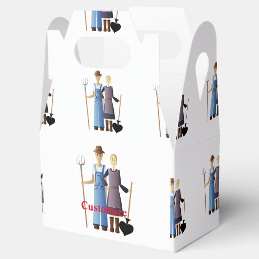 Farmer's vrouw koningin van Spades Thunder_Cove Bedankdoosjes (Geopend)