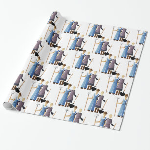Farmer's vrouw koningin van Spades Thunder_Cove Cadeaupapier