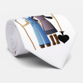 Farmer's vrouw koningin van Spades Thunder_Cove Stropdas (Opgerold)