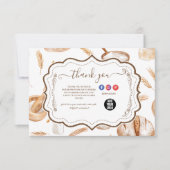 Farmhouse Artisan Bakery Bedankkaart (Voorkant)