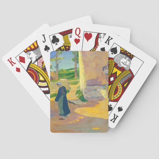 Farmhouse at Le Pouldu, 1890 Pokerkaarten (Achterkant)