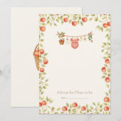 Farmhouse Baby Clothesline Advice Card Bedankkaart (Voorkant / Achterkant)