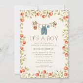 Farmhouse Baby Clothesline Baby Shower Kaart (Voorkant)