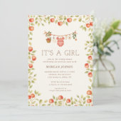 Farmhouse Baby Clothesline Baby Shower Kaart (Staand voorkant)