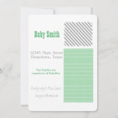 Farmhouse Baby shower Cow Uitnodiging (Achterkant)