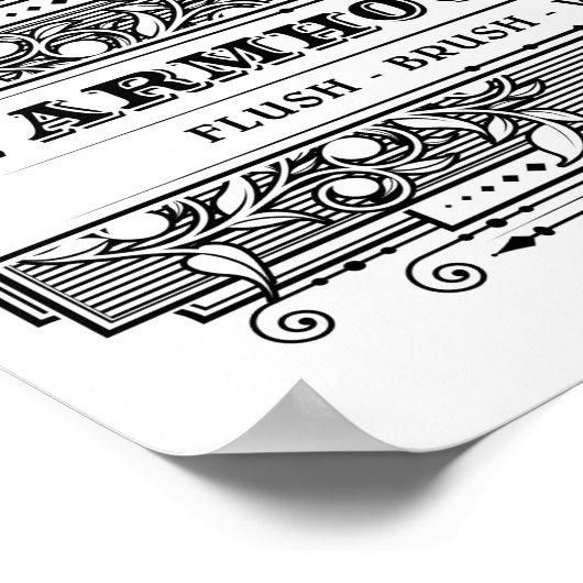 FARMHOUSE BATH POSTER (Hoek)