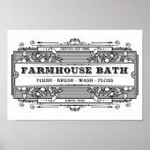 FARMHOUSE BATH POSTER (Voorkant)