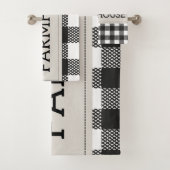 Farmhouse Bath Towel Set Bad Handdoek (Insitu)