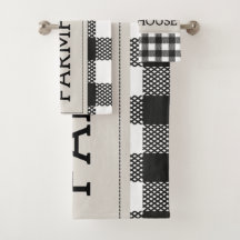 Farmhouse Bath Towel Set