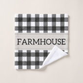 Farmhouse Bath Towel Set Bad Handdoek (Wasdoekje)