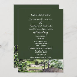 Farmhouse bij Thirlmere Wedding Invitation Kaart