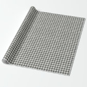 Farmhouse Black and White Buffalo Check Cadeaupapier (Uitgerold)