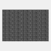 Farmhouse Black Buffalo kerstmis Inpakpapier Vel (Voorkant 3)