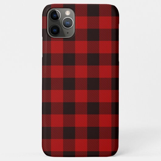 Farmhouse Cabin Red Black Pset Buffalo Check Case-Mate iPhone Case (Achterkant)