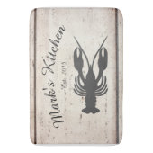 Farmhouse Cajun Crawfish Monogram Kitchen Mat (Voorkant Verticaal)