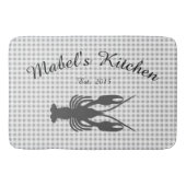Farmhouse Cajun Crawfish Monogram Kitchen Mat (Voorkant)