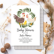 Farmhouse Chick Baby shower