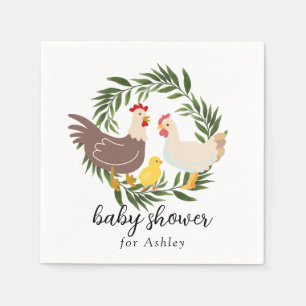 Farmhouse Chick Baby shower Servet