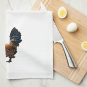 Farmhouse Chicken hand-handdoek Theedoek (Quarter Fold)