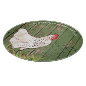 Farmhouse Chicken Rustic Distress Barn Snijplank (Hoek)