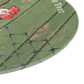 Farmhouse Chicken Rustic Distress Barn Snijplank (Hoek)