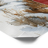 Farmhouse Christmas Magic Vintage Rustic Perfect Poster (Hoek)